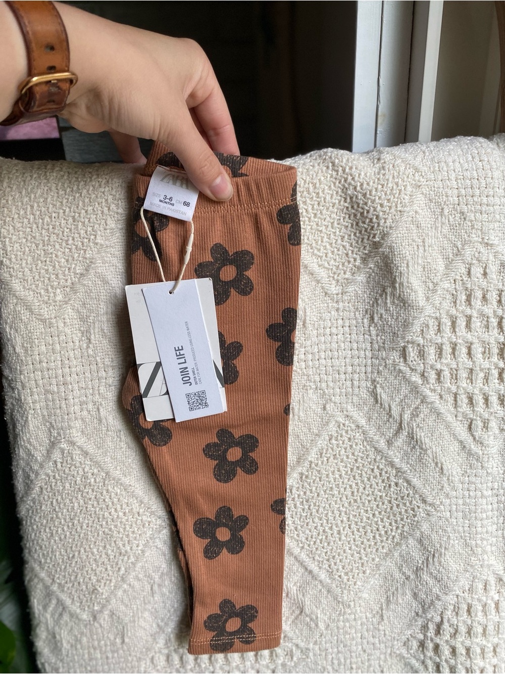 NWT Zara Floral Leggings